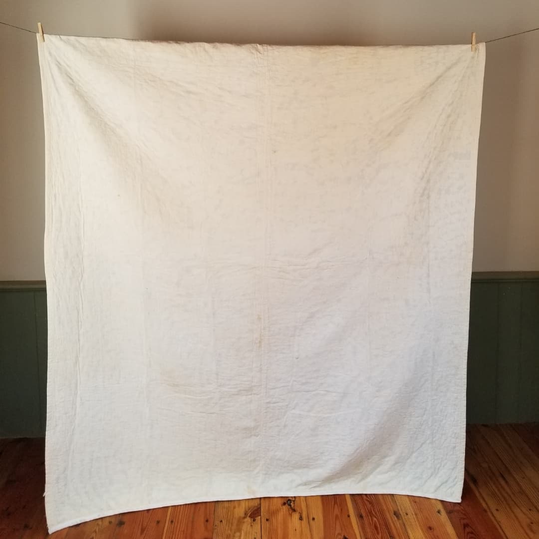 Stars and Stripes Whole Cloth Quilt