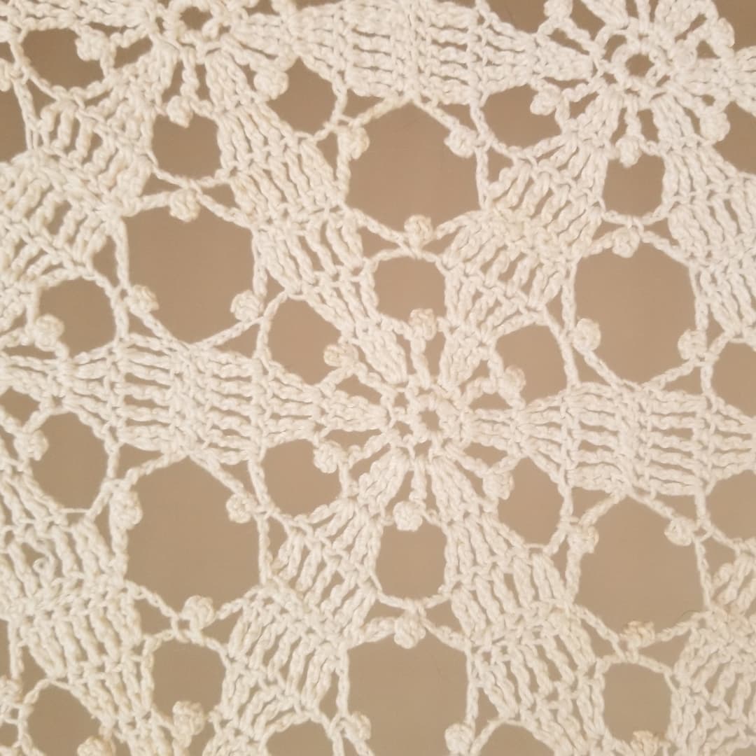 Pink Hand Crochet Throw