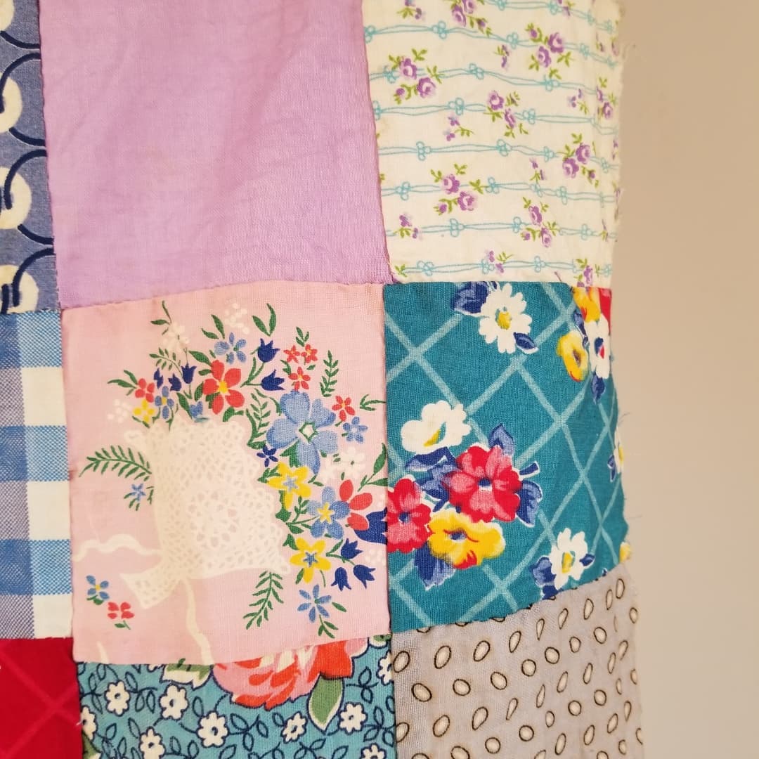Midcentury Patchwork Quilt TOP