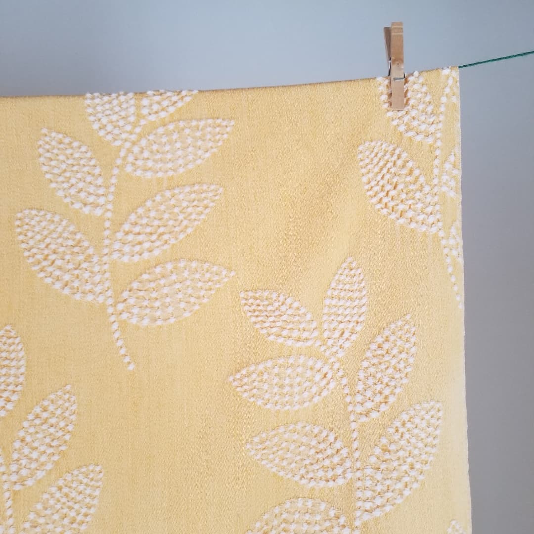 Sun Yellow, Cotton Coverlet
