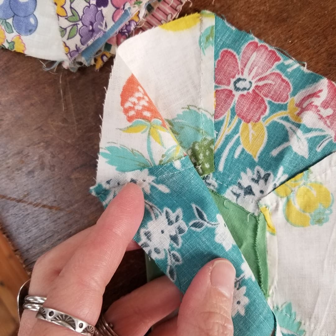 Hexi Quilt Top Strip