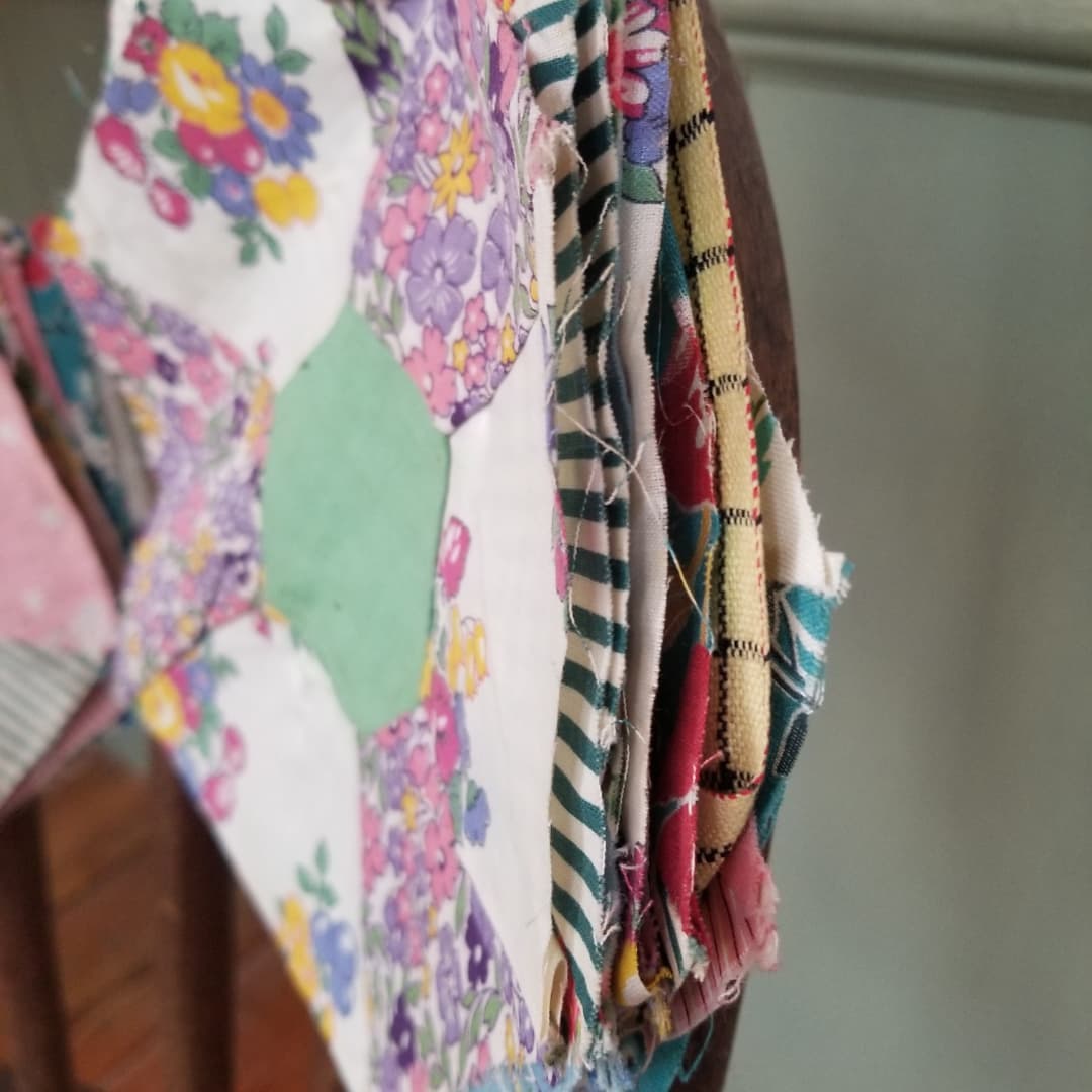 Hexi Quilt Top Strip