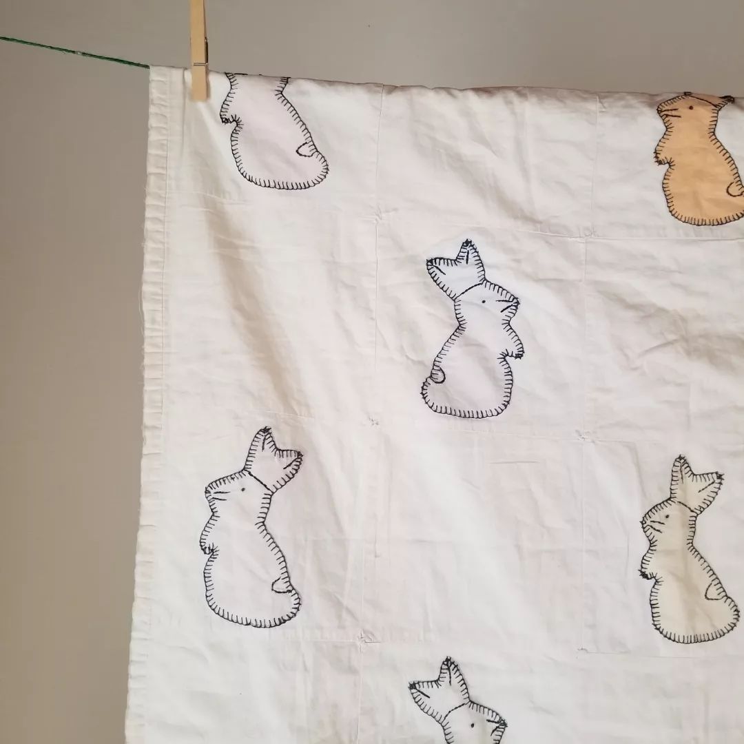 Rabbit Baby Quilt