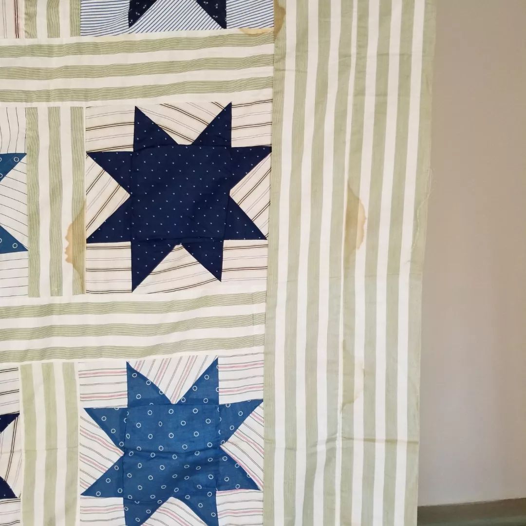 Green and Indigo Evening Star TOP