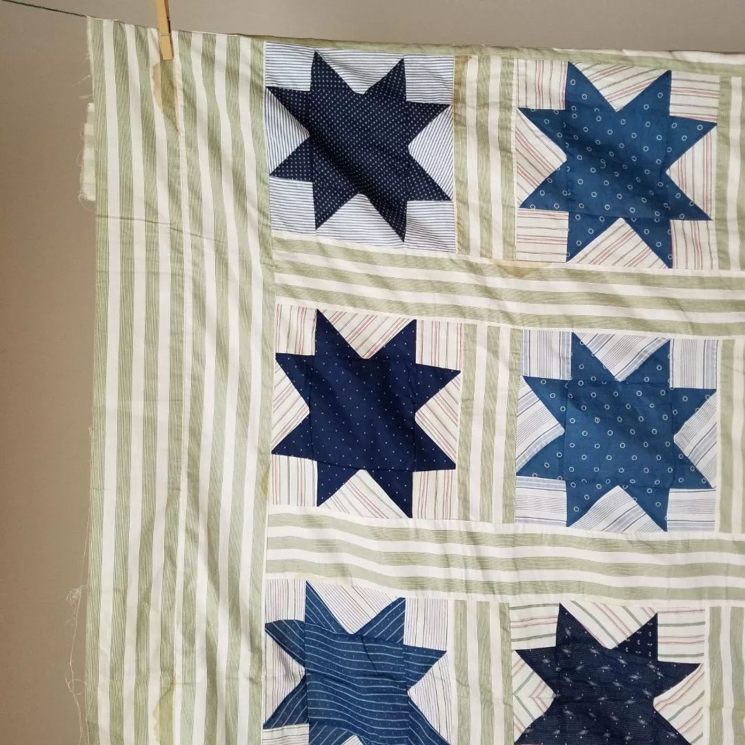 Green and Indigo Evening Star TOP