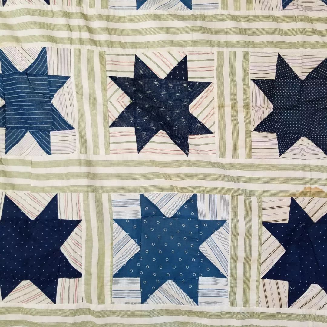 Green and Indigo Evening Star TOP