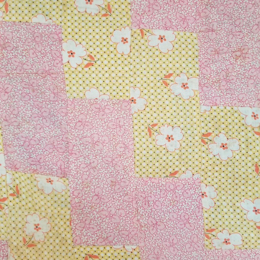 Pink Flour Sack Quilt 2