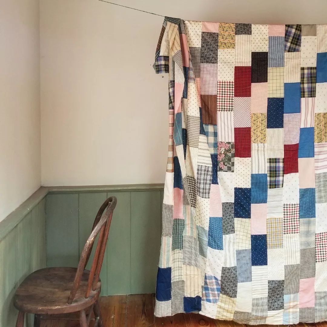Brick Patchy Quilt TOP