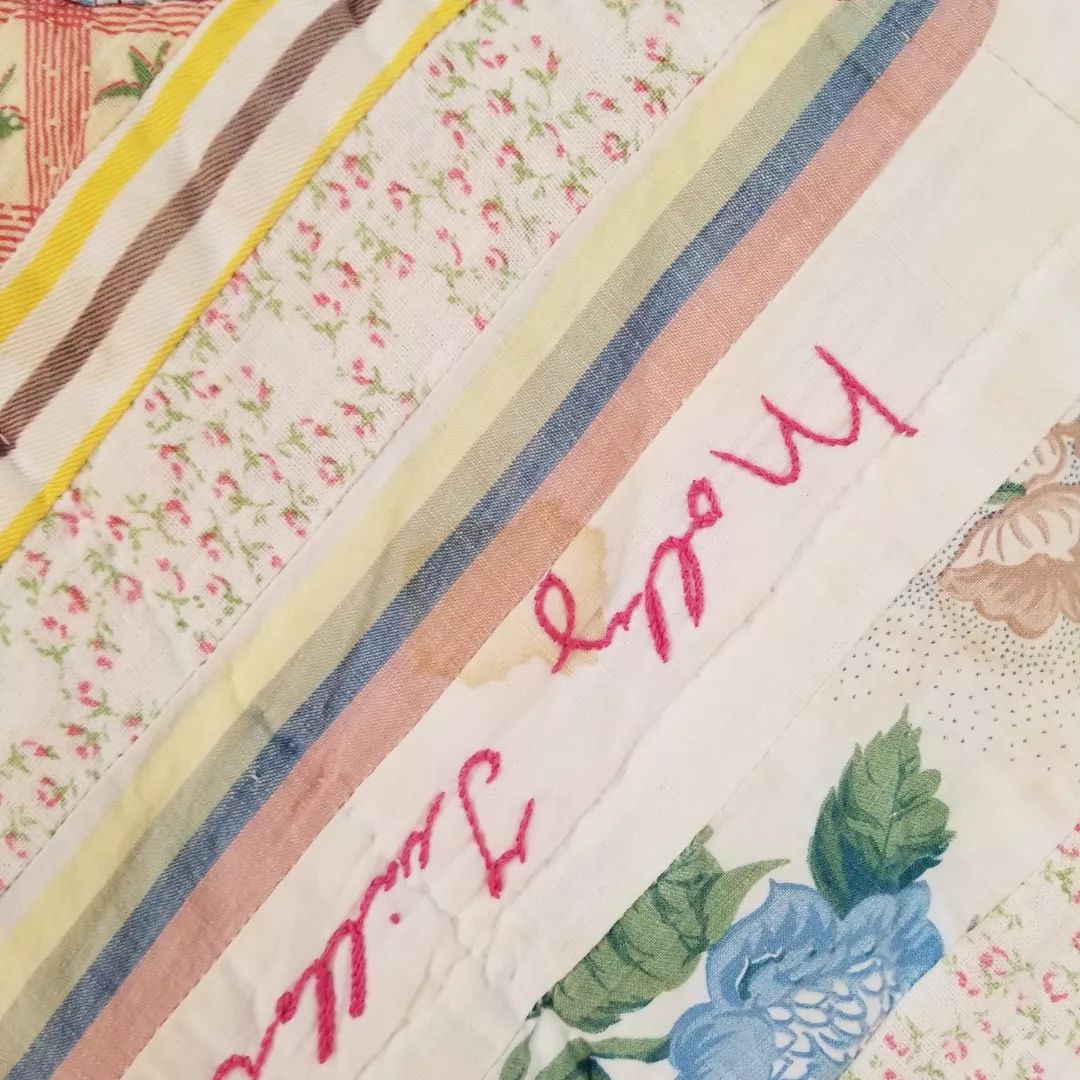 Embroidered Album Quilt