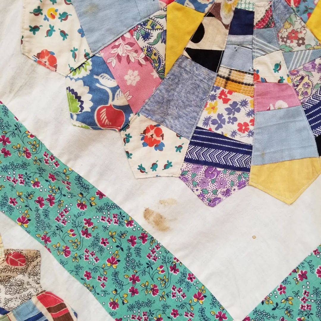 Friendship Flower Quilt TOP