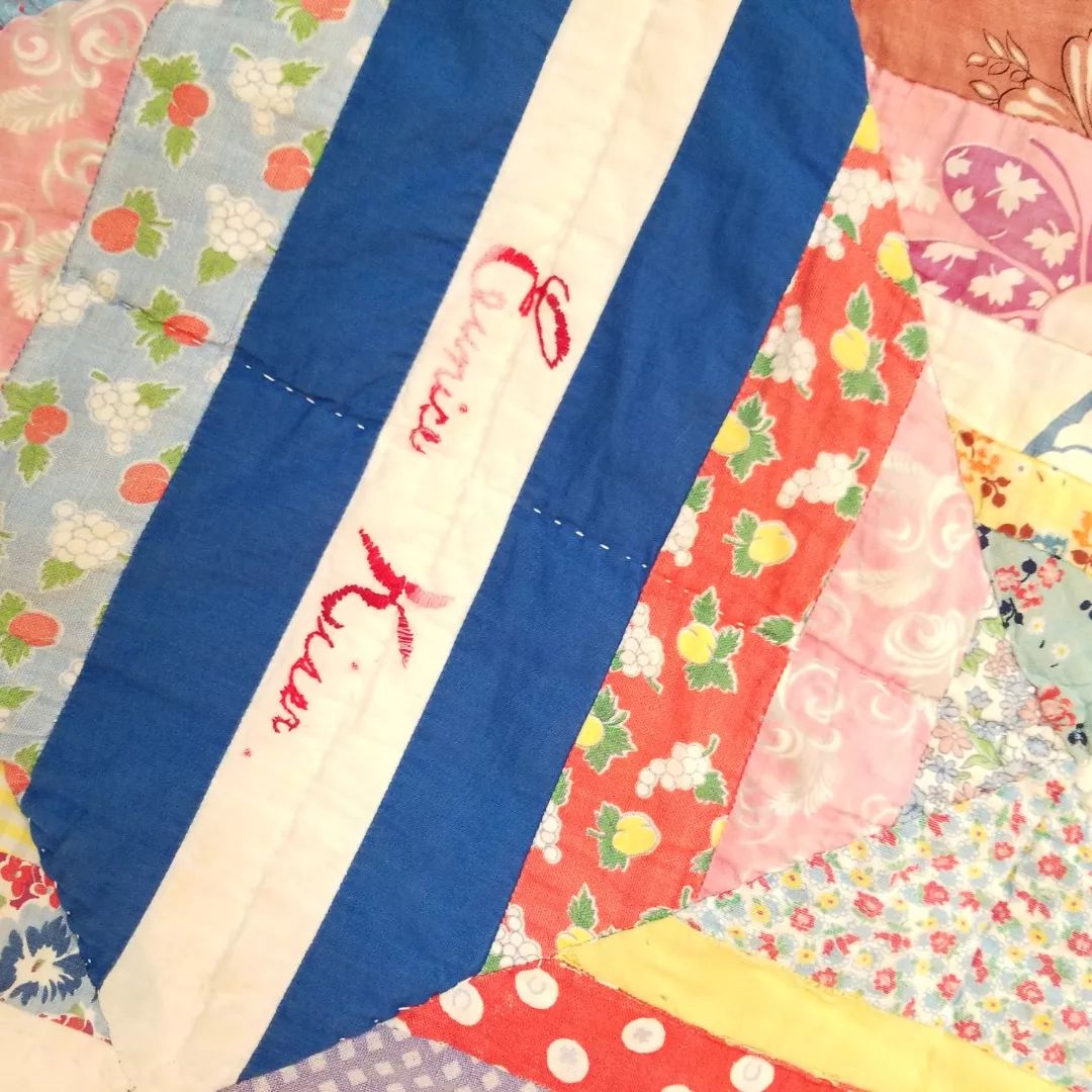 Embroidered Album Quilt