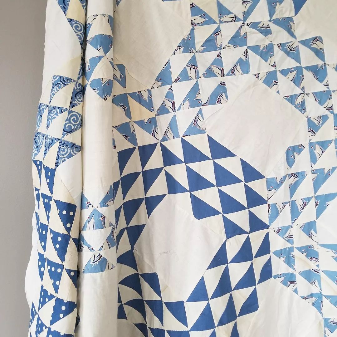 Ocean Waves Quilt TOP 2