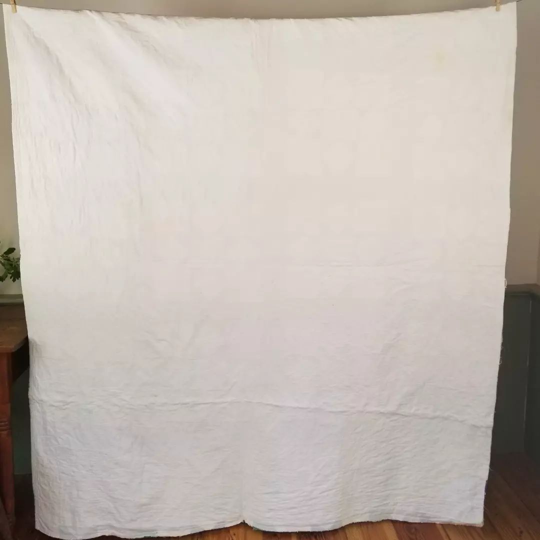 Mid 20th Century Teal Quilt