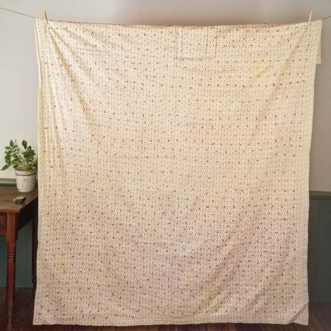 Hand Tied Log Cabin Quilt