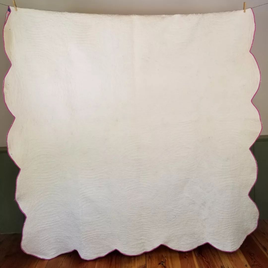 Purple Bound Wedding Rings Quilt