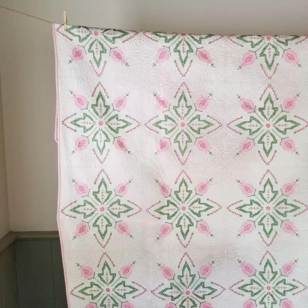 Cross Stitched Quilt 3