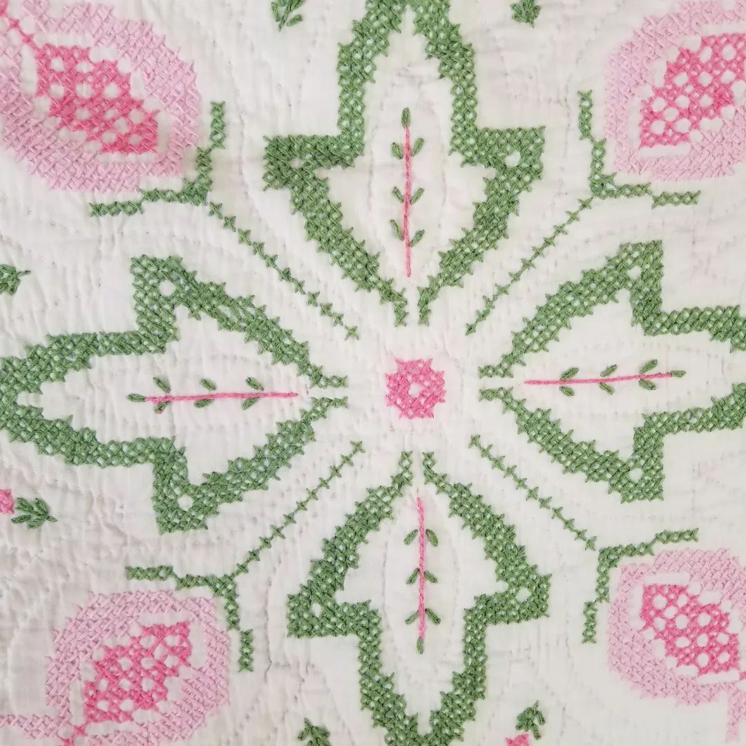 Cross Stitched Quilt 3