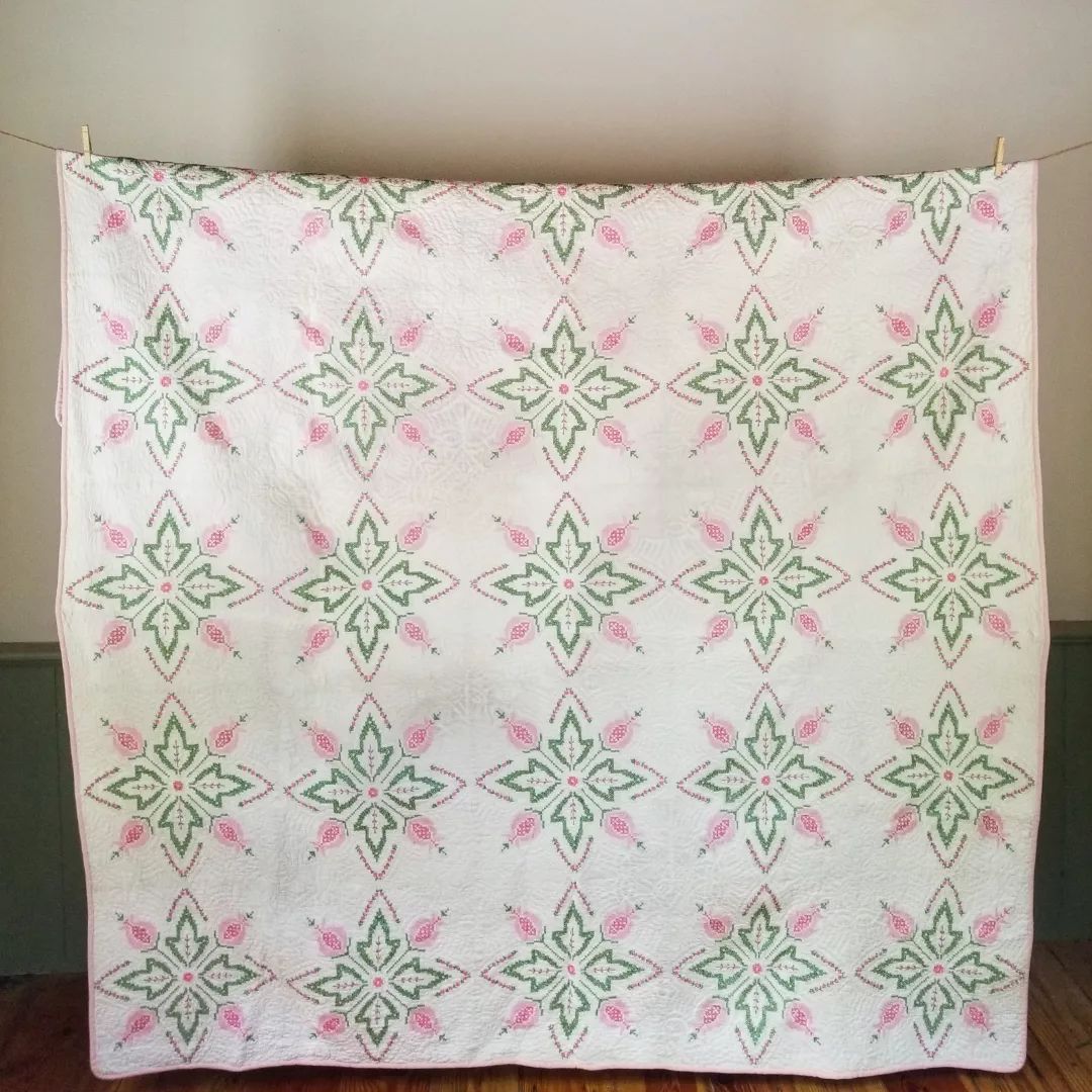 Cross Stitched Quilt 3