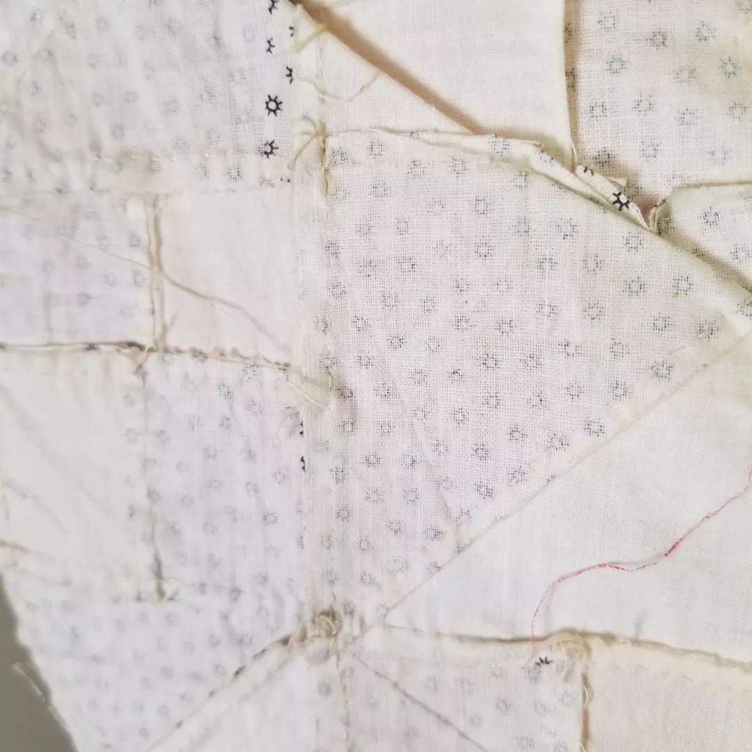 Double Pink Calico and Shirting Quilt TOP
