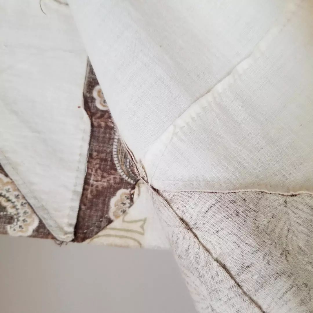 Burgundy Sashed Pinwheel Quilt TOP