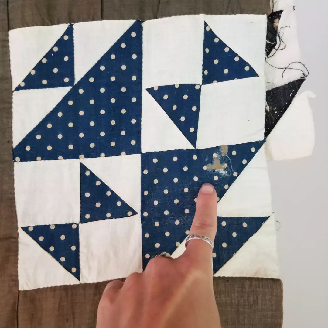 Faded Green Double X Quilt TOP