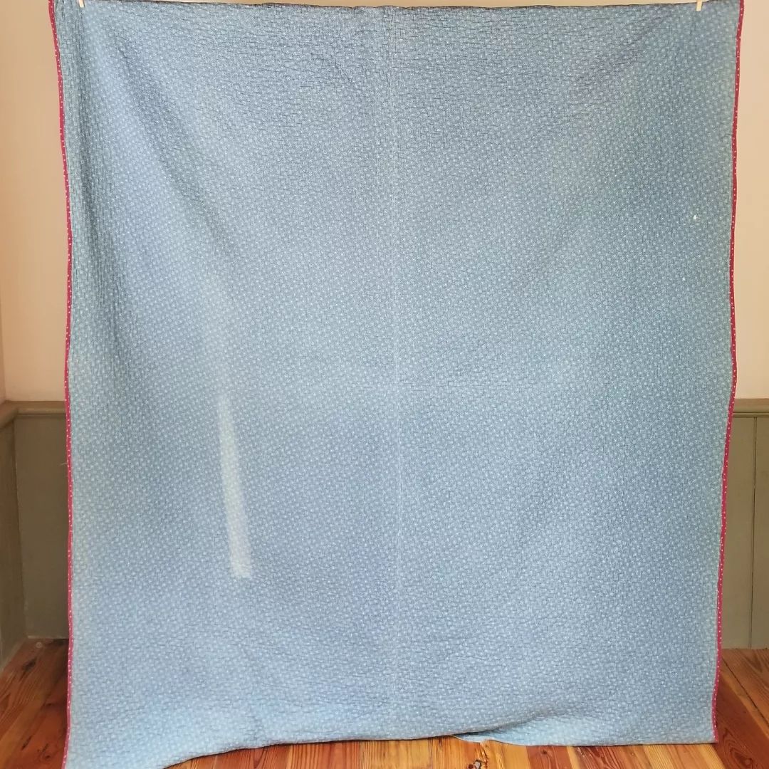 Indigo-backed Bow Tie Quilt