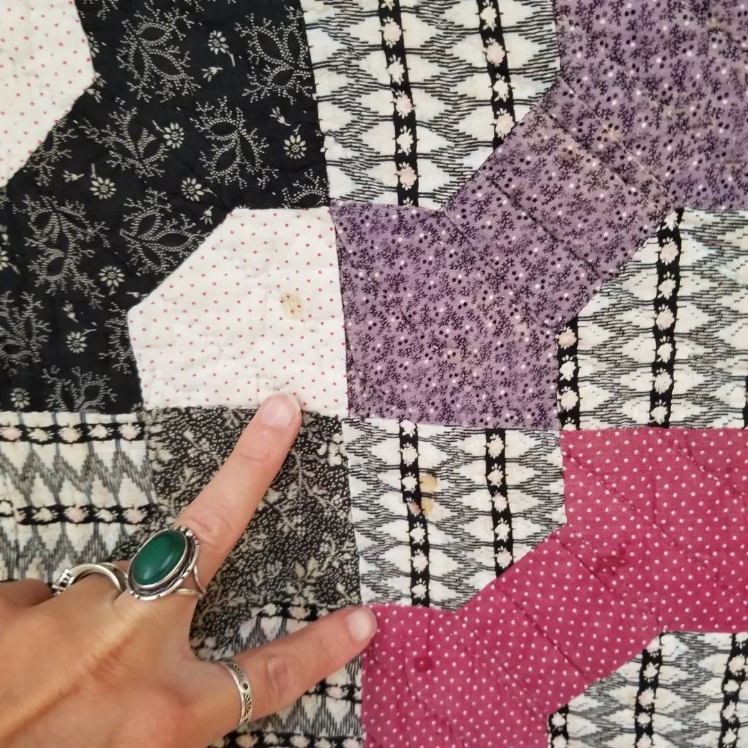 Indigo-backed Bow Tie Quilt