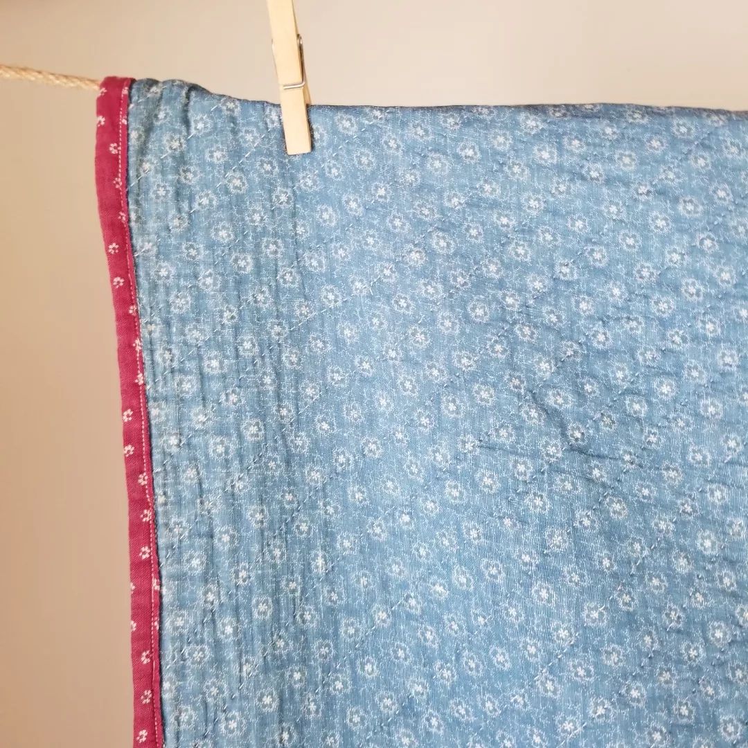 Indigo-backed Bow Tie Quilt