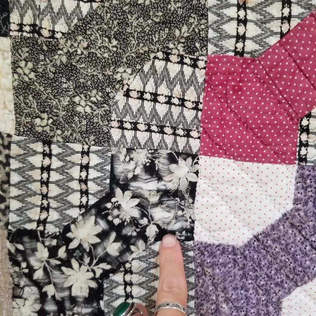Indigo-backed Bow Tie Quilt