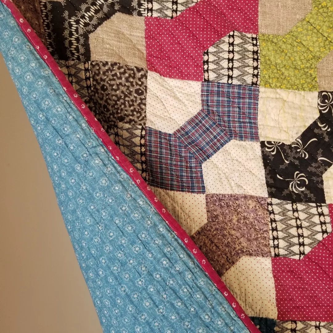 Indigo-backed Bow Tie Quilt