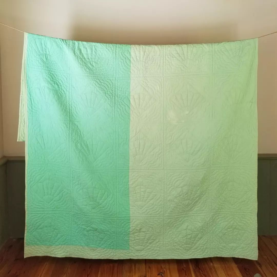 Green Fan Quilt