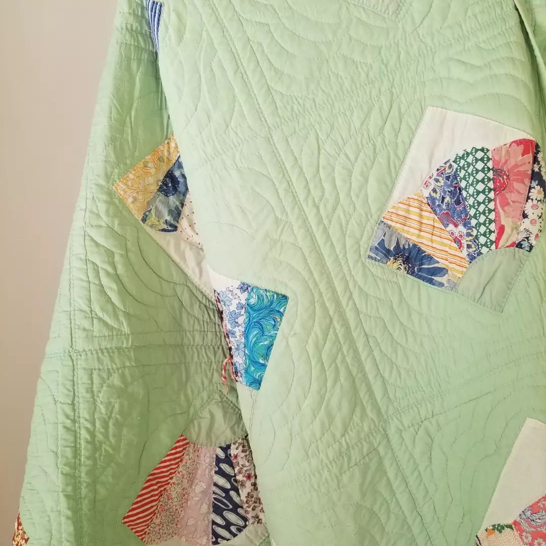 Green Fan Quilt