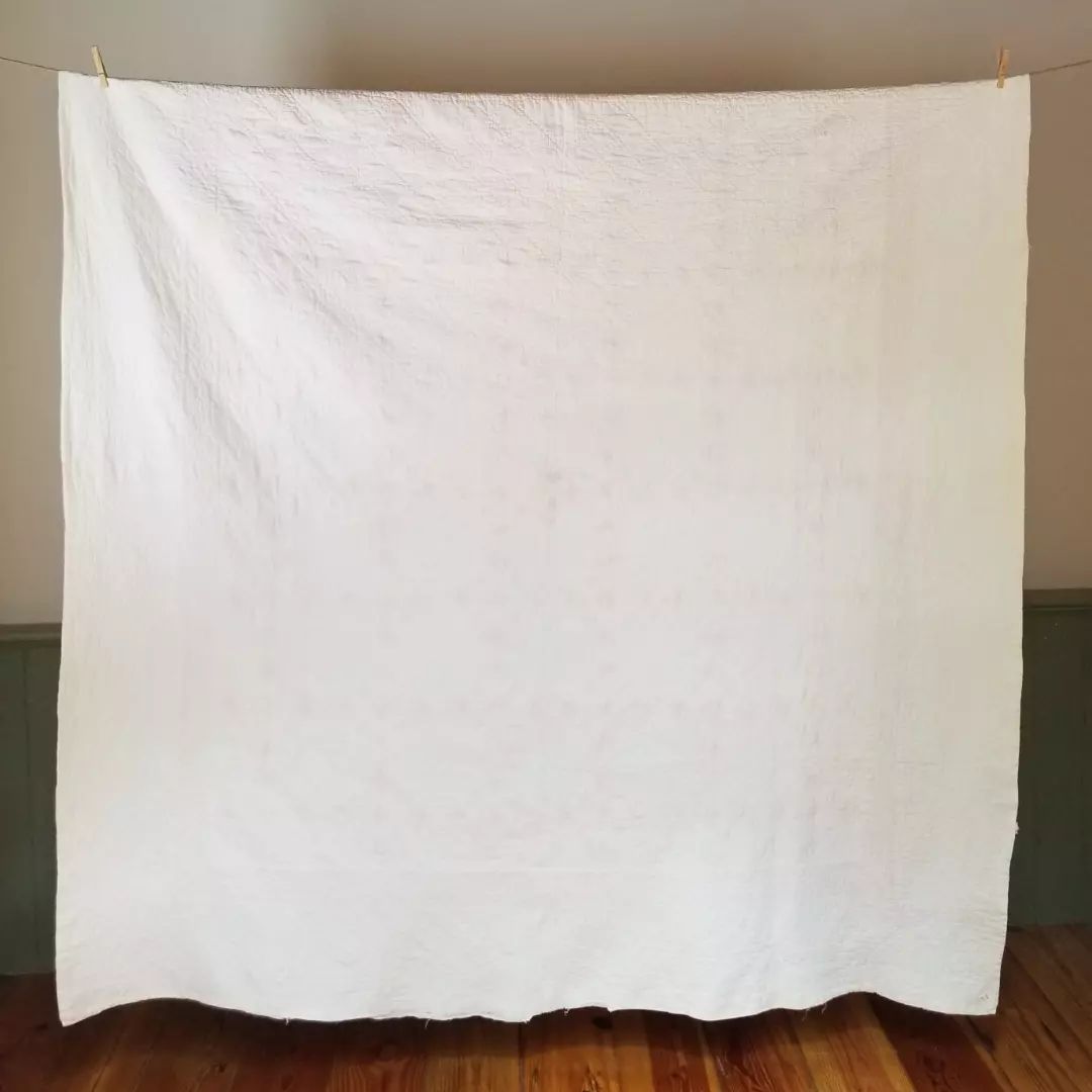 Pink and White Irish Chain Quilt 4