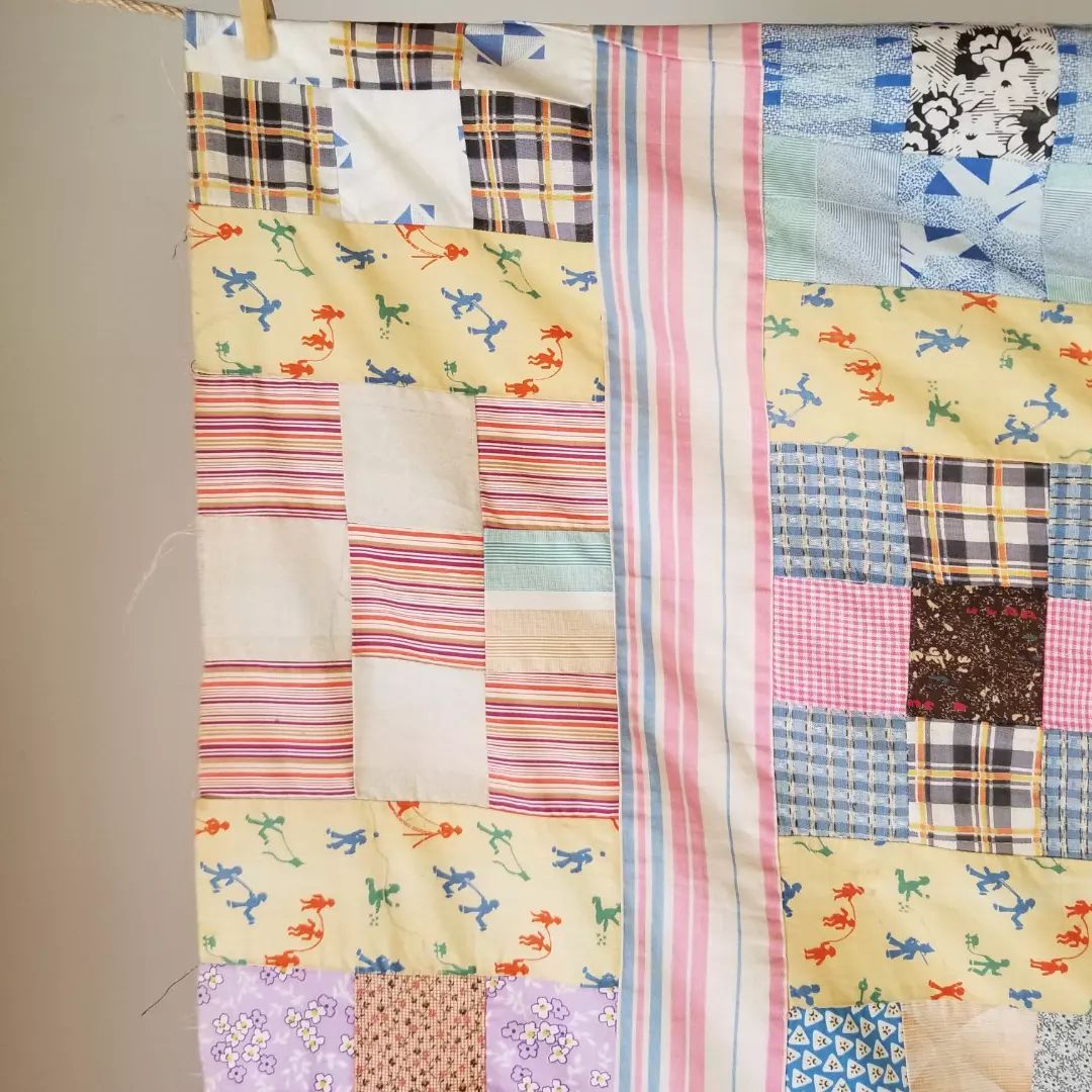 9 Patch Sashing Quilt Top
