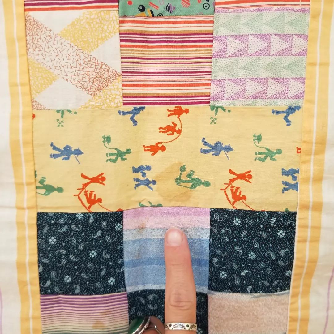 9 Patch Sashing Quilt Top