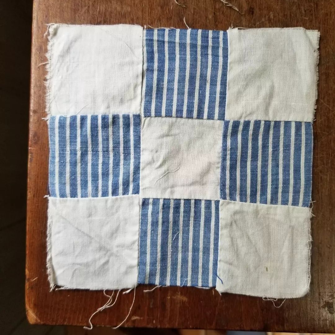 Set of 12 Sm 9 Patch Quilt Blocks