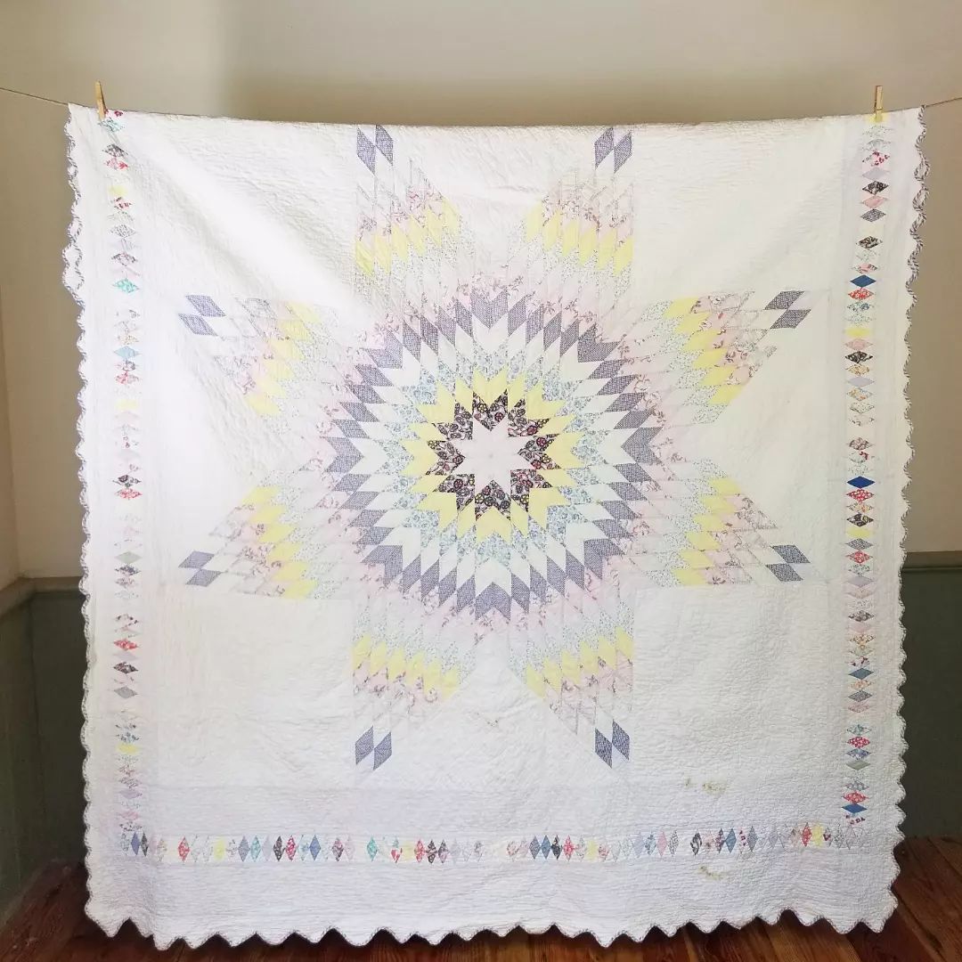 Pastel Lone Star Quilt