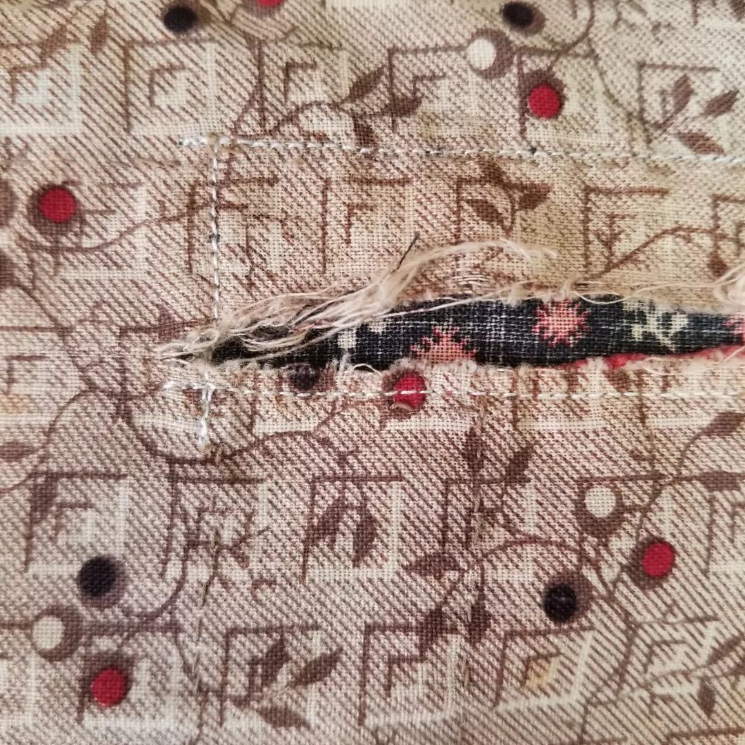 19th century Log Cabin Quilt