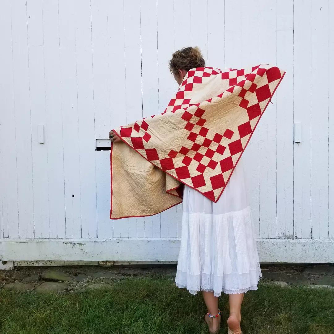 Red and White Orleans Quilt