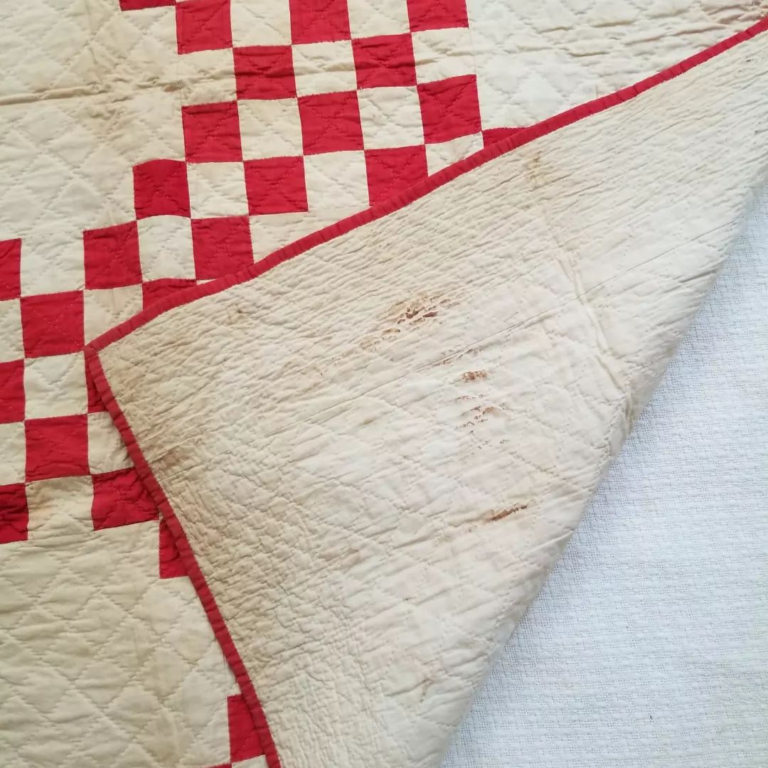 Red and White Orleans Quilt
