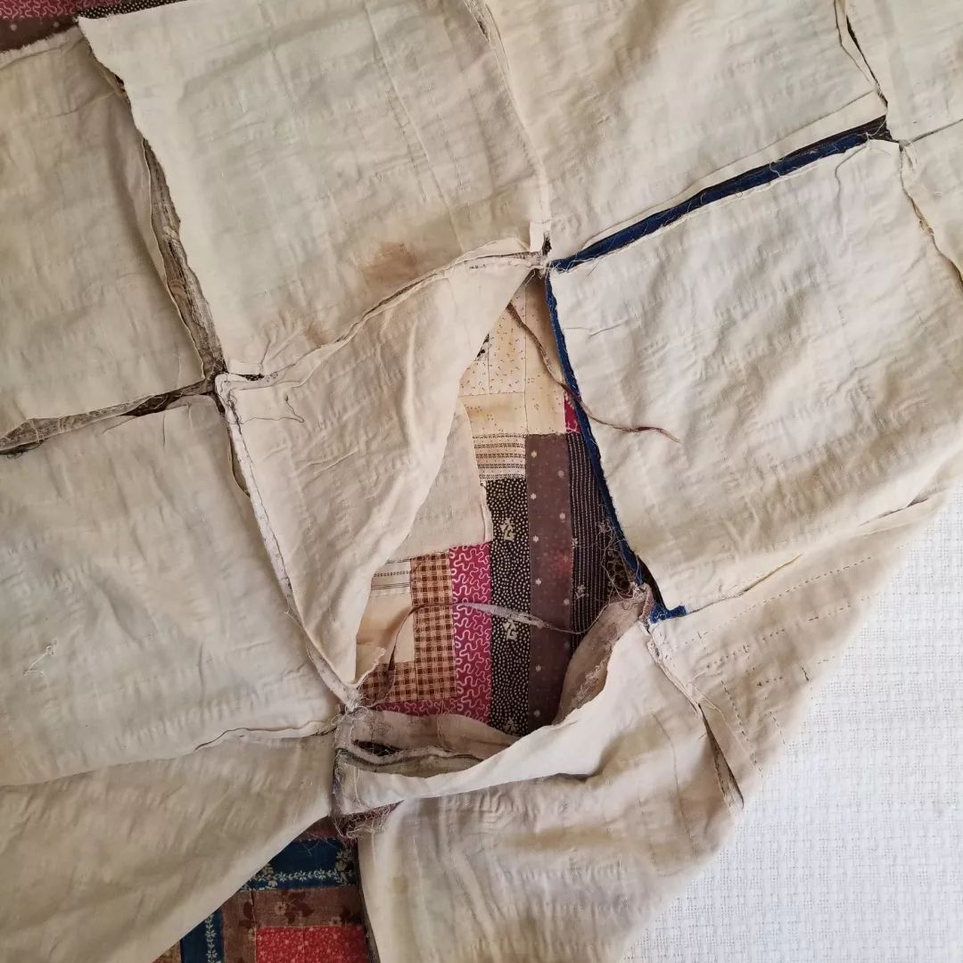 Log Cabin Quilt Top