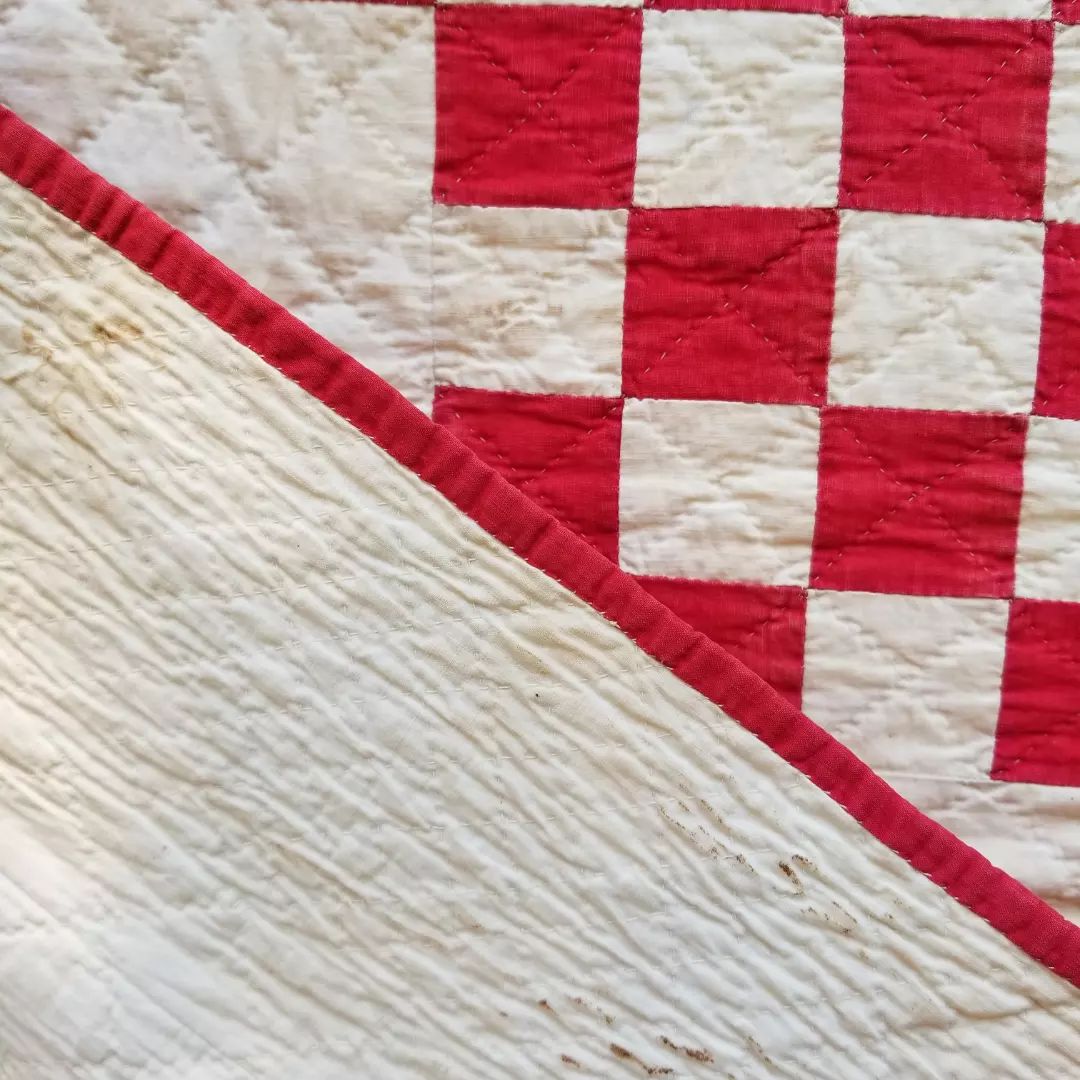 Red and White Orleans Quilt