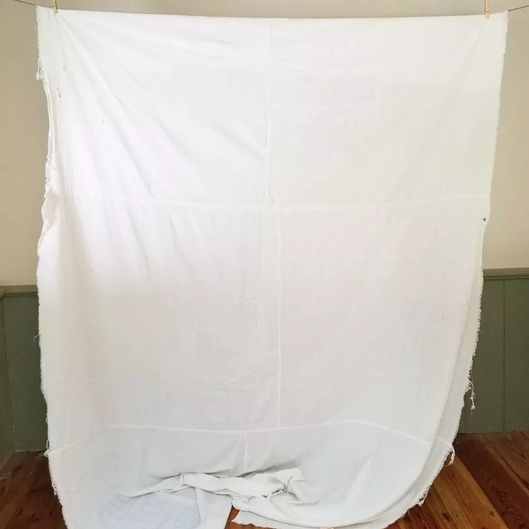 Feed Sack Sheet, Wayne Pecking Seed