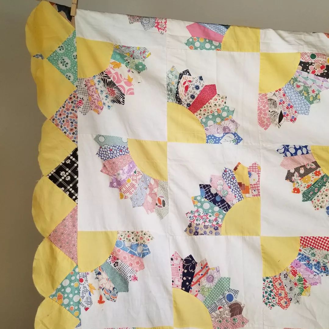Dresden Plate Quilt TOP