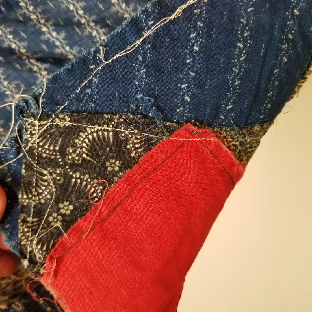 Little Indigo Quilt Section