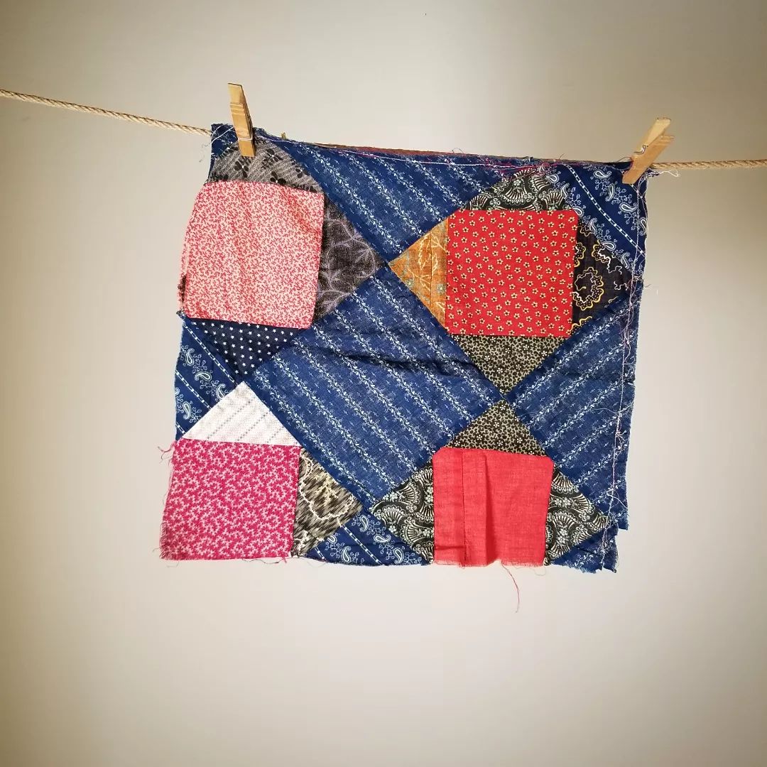 Little Indigo Quilt Section