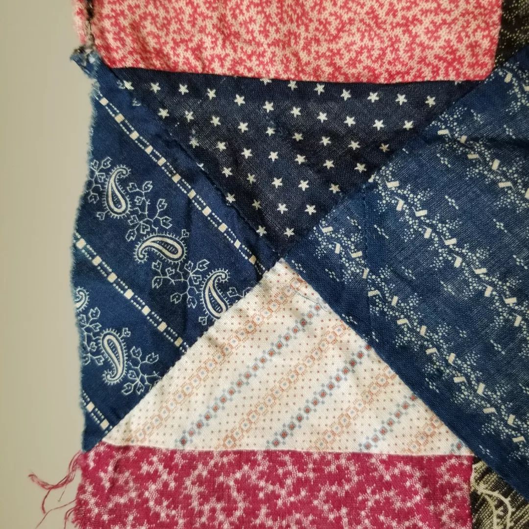 Little Indigo Quilt Section