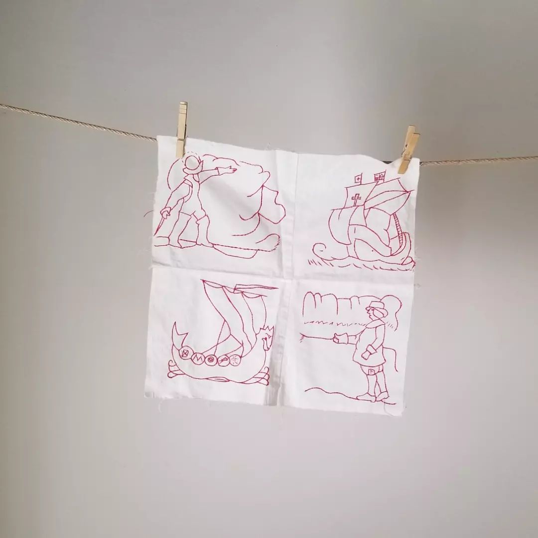 Redwork Quilt Blocks 2