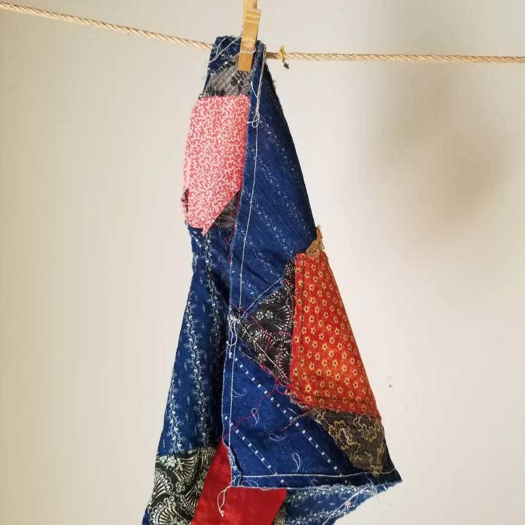 Little Indigo Quilt Section