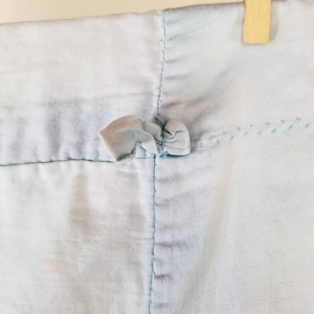 Embroidered Satin Baby Quilt